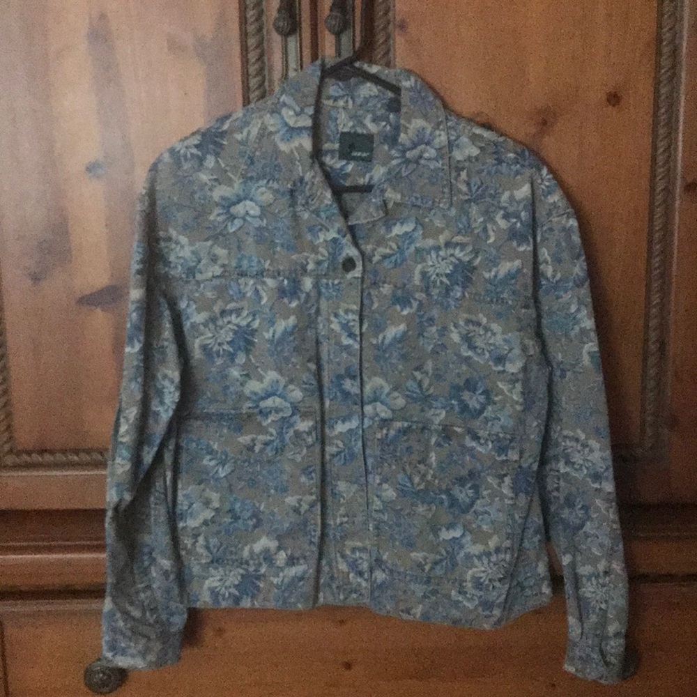 Floral printed shirt (thick)